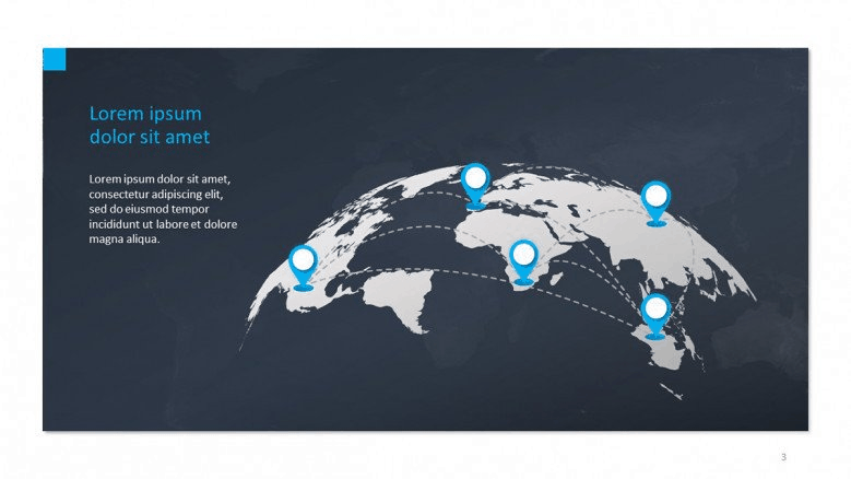 world map powerpoint template