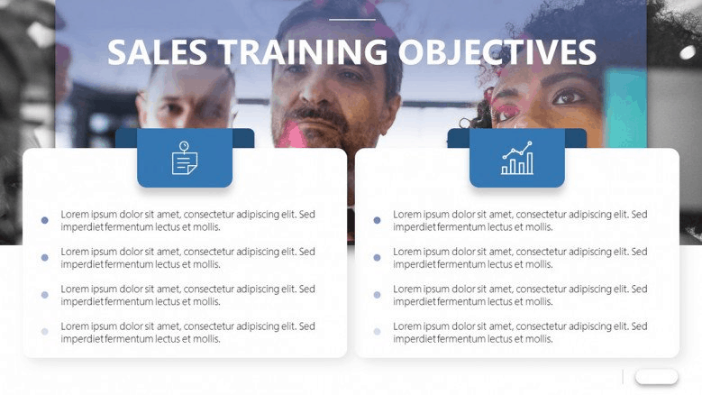 sales training presentation template