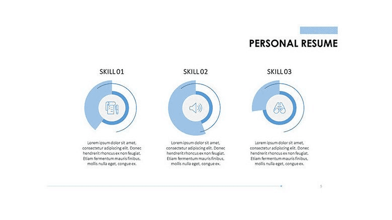 professional resume powerpoint template