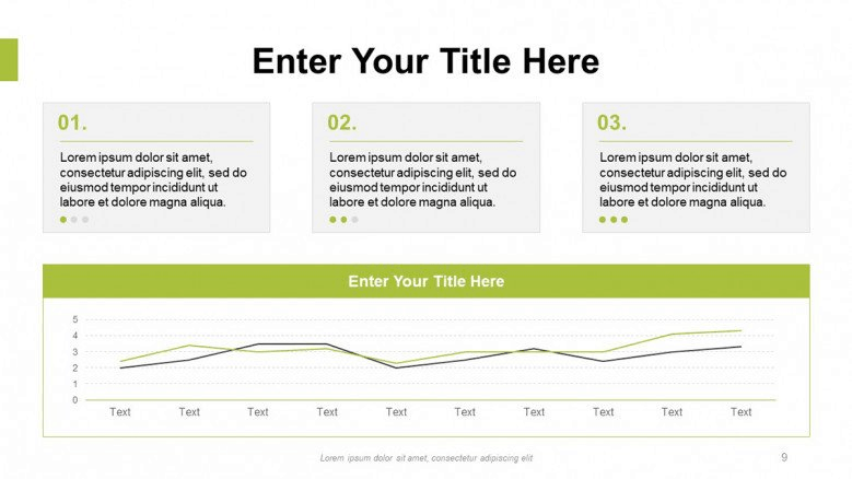 economics green powerpoint template