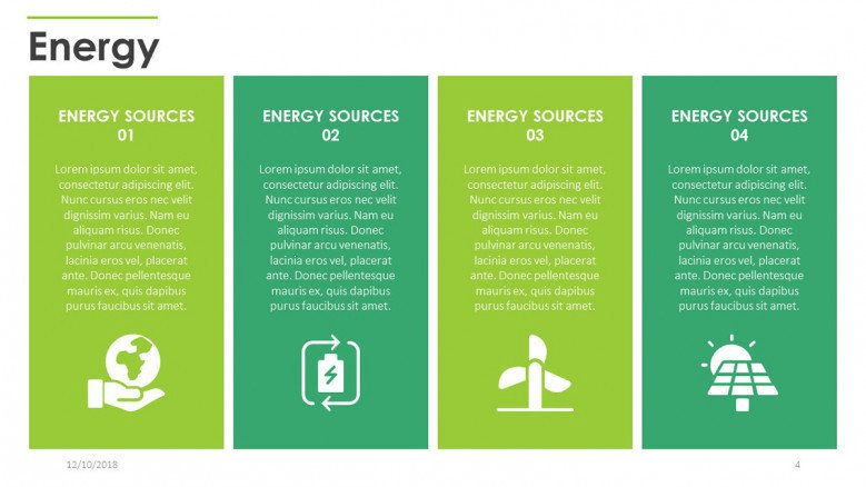 green energy powerpoint template