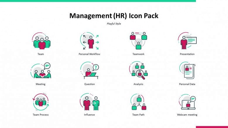 management powerpoint icons