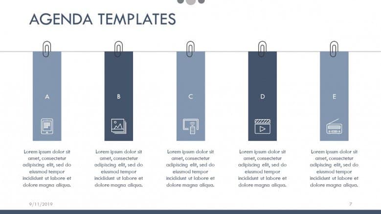 Corporate Agenda PowerPoint Slide 