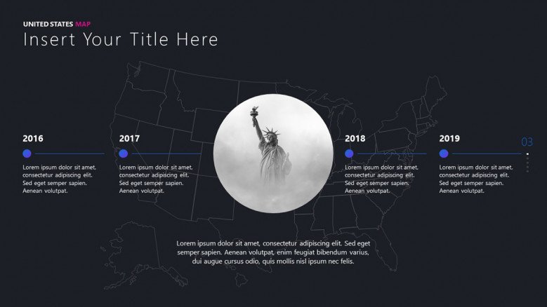 US Timeline Infographic Template
