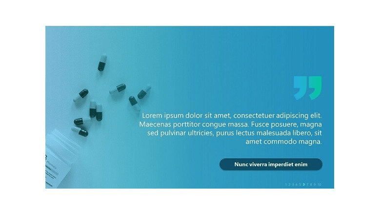 animated pharmaceutical PowerPoint template