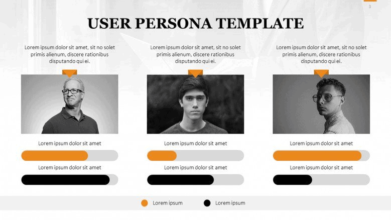 user persona powerpoint presentation examples