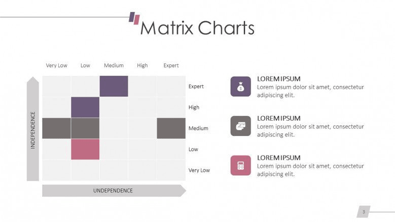 free matrix charts powerpoint templates