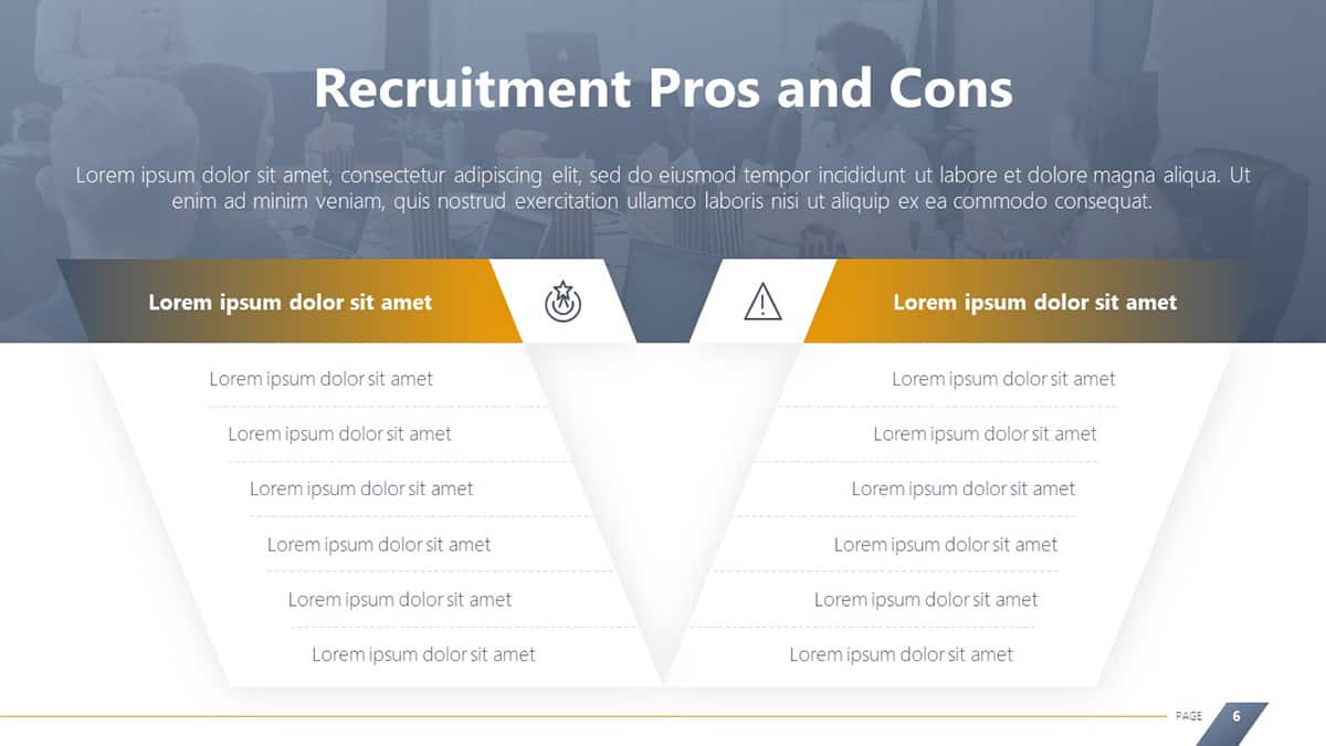 Online recruitment pros and cons slide