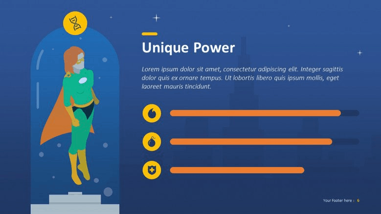 superhero powerpoint template