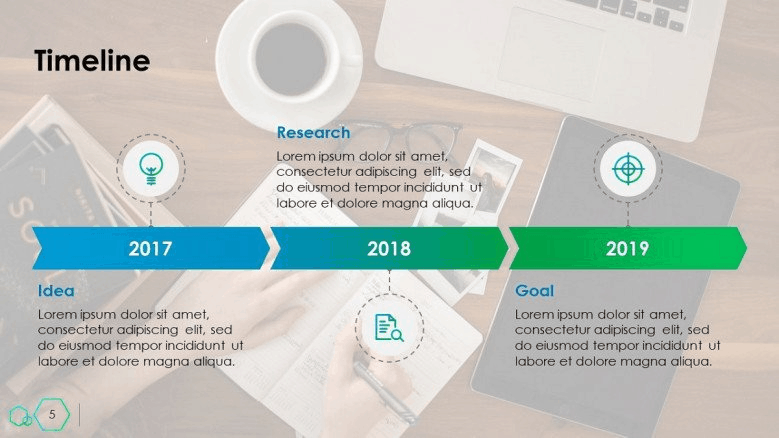 animated timeline powerpoint template