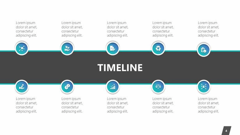 timeline powerpoint template