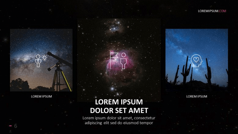 space powerpoint template