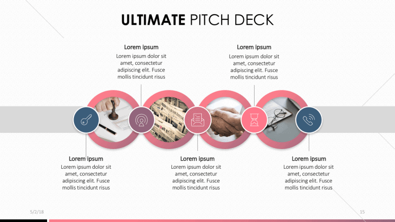pitch deck pink PowerPoint template