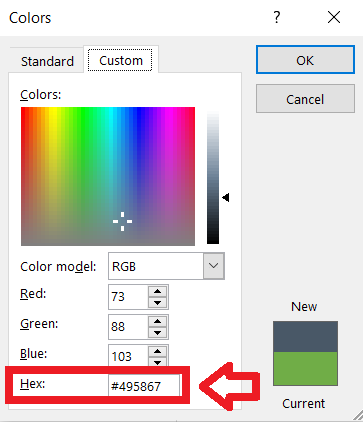 custom PowerPoint color schemes