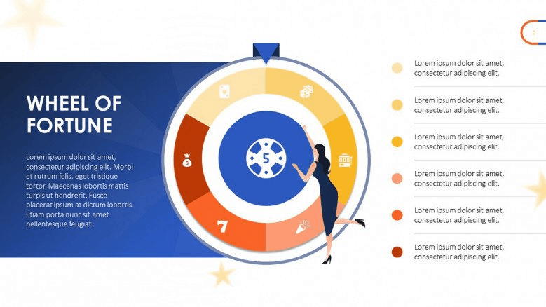 wheel of fortune PowerPoint template