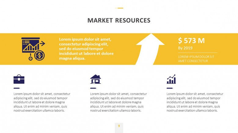 free yellow business PowerPoint templates