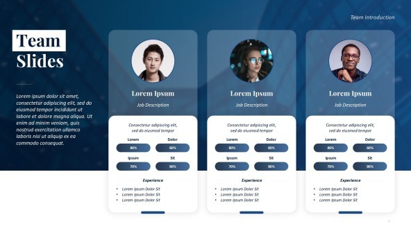 FREE Team Introduction PowerPoint Slides PowerPoint Template