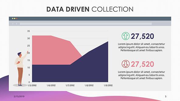 FREE Data Driven Collection PowerPoint Template PowerPoint Template