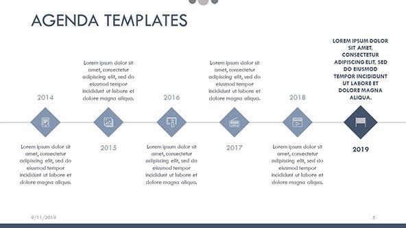 FREE Corporate Agenda PowerPoint Template PowerPoint Template