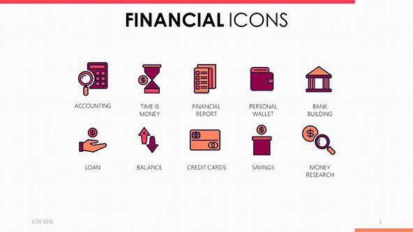 FREE Google Slides Financial Icons Template PowerPoint Template