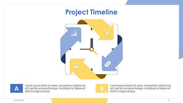 FREE Google Slides Playful Project Timeline Template PowerPoint Template