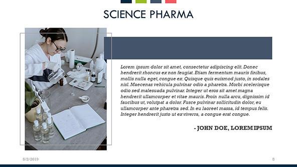 FREE Google Slides Science Pharma Template PowerPoint Template