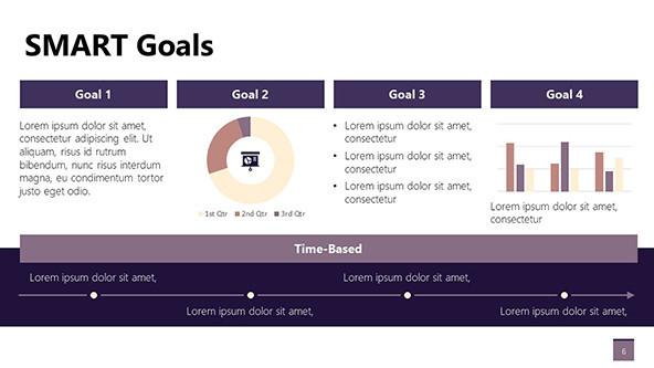 FREE SMART Goals PowerPoint template PowerPoint Template