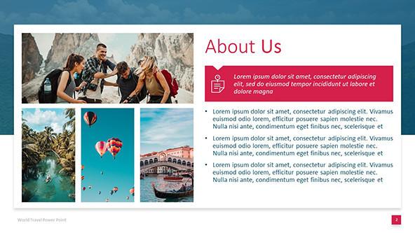 FREE World Travel Agency PowerPoint Template PowerPoint Template