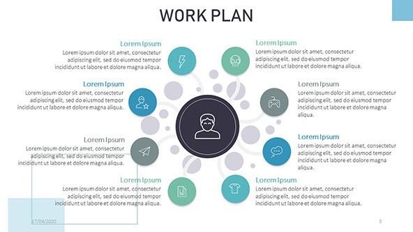 FREE Work Plan PowerPoint Template PowerPoint Template