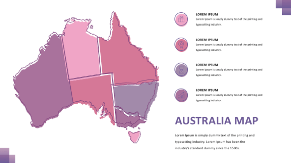 FREE Australia Maps PowerPoint Template PowerPoint Template
