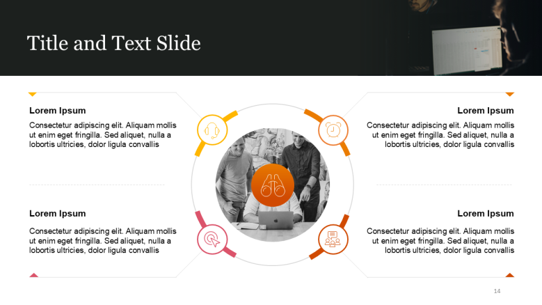 Title and text slide