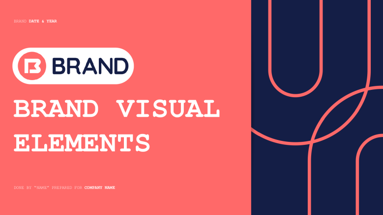 Brand visual elements slide