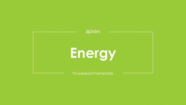 welcome slide for presentation about energy