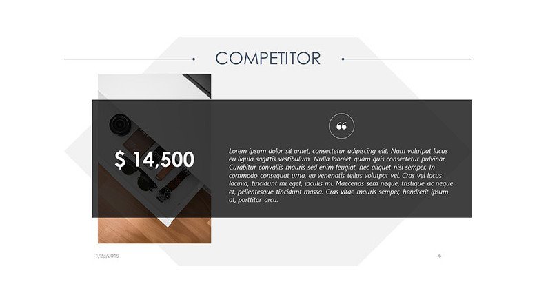 competitor budget analysis in text