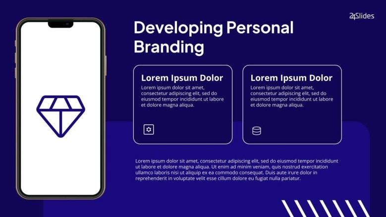 Personal branding powerpoint template