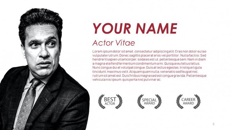 Film Actor Awards Slide