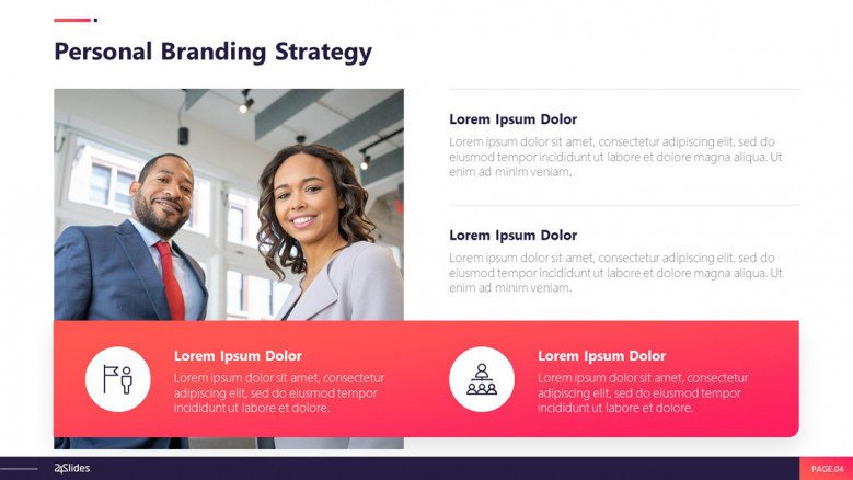 Personal Branding Strategy Slide