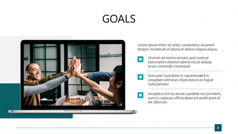 Project Meeting Goals PowerPoint Slide