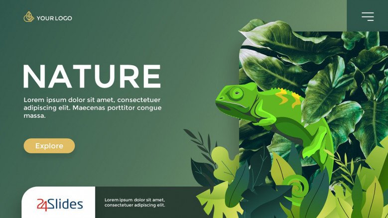 Green Nature PowerPoint Slide