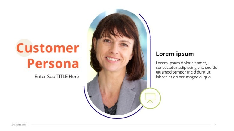 customer persona slide