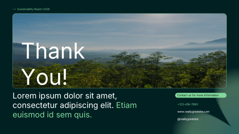 Thank you slide
