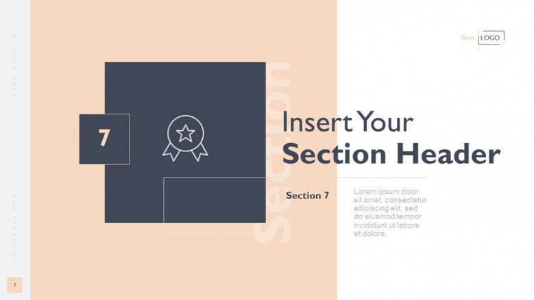 Section Slide for innovation presentation