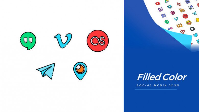 Popular Social Media logos
