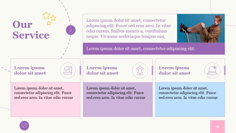 Creative Concept PowerPoint Slide for lifestyle brands