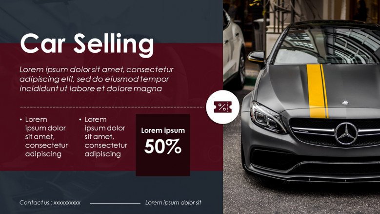 Flyer template for a Car Selling Sale