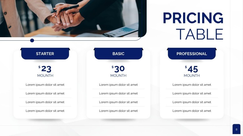 Modern Pricing Tables