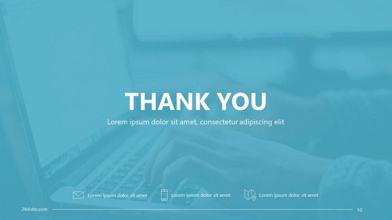 Corporate Thank You Slide