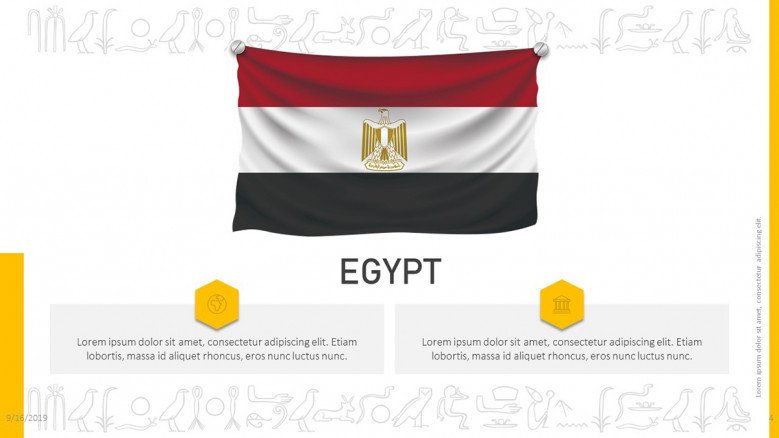 Egyptian Flag slide