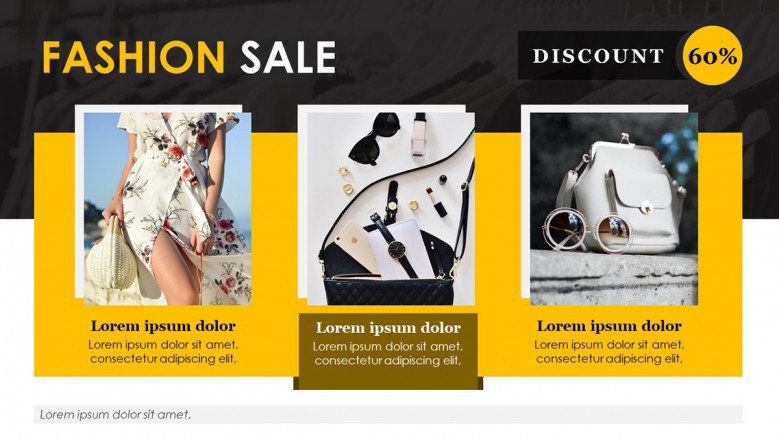 Sale Flyer for Fashion Industry