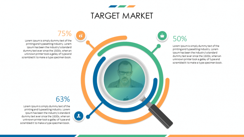 business presentation target market slide